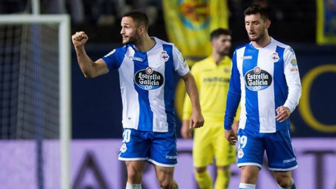 Andone celebra su gol. DOMENECH CASTELLÓ (EFE)