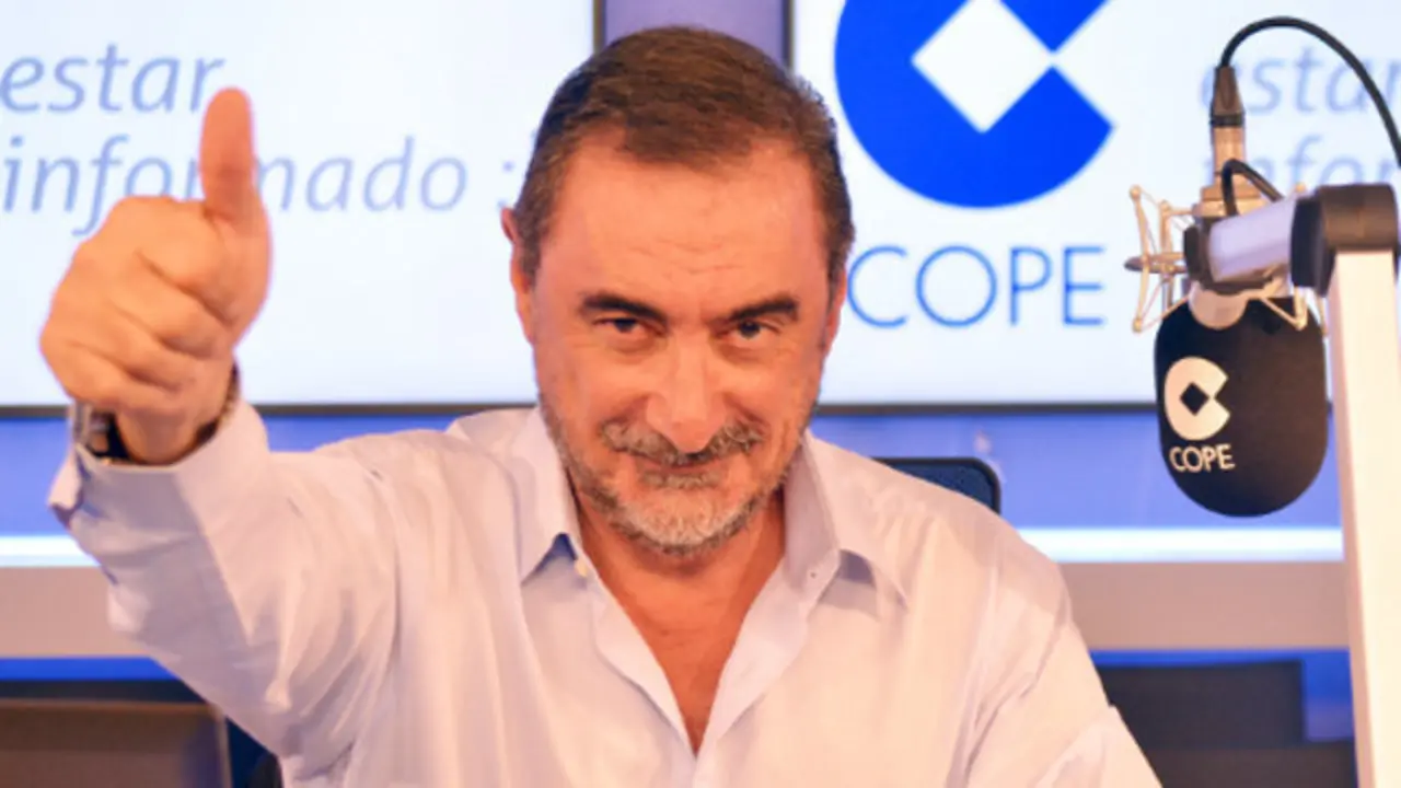 Carlos Herrera en la Cope. ARCHIVO