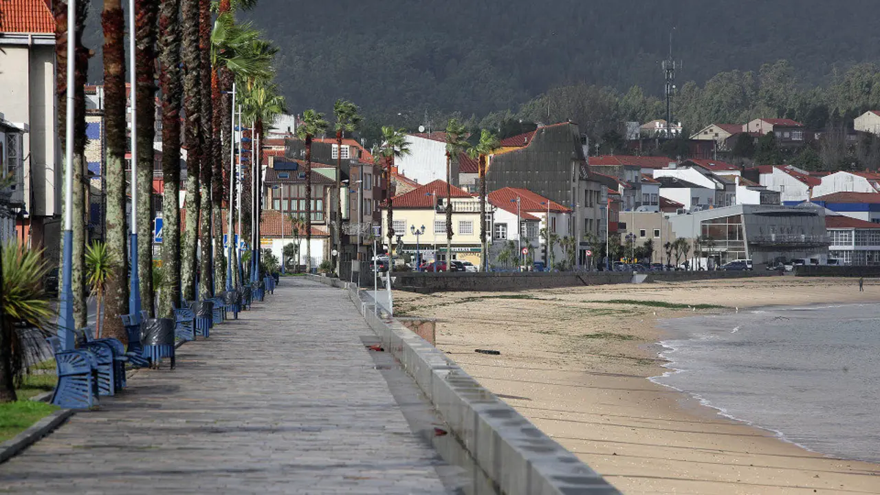 Paseo de O Areal, en A Pobra. PEPE FERRÍN