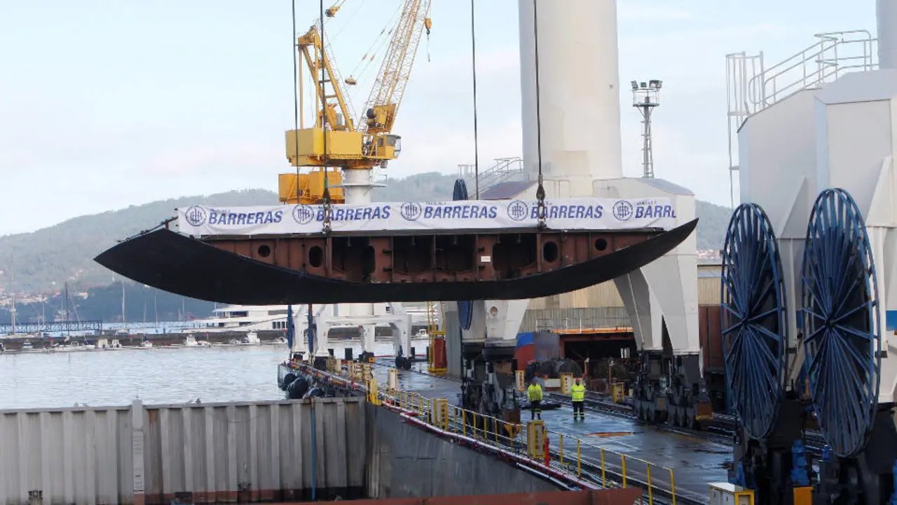 Astillero de Barreras. EFE
