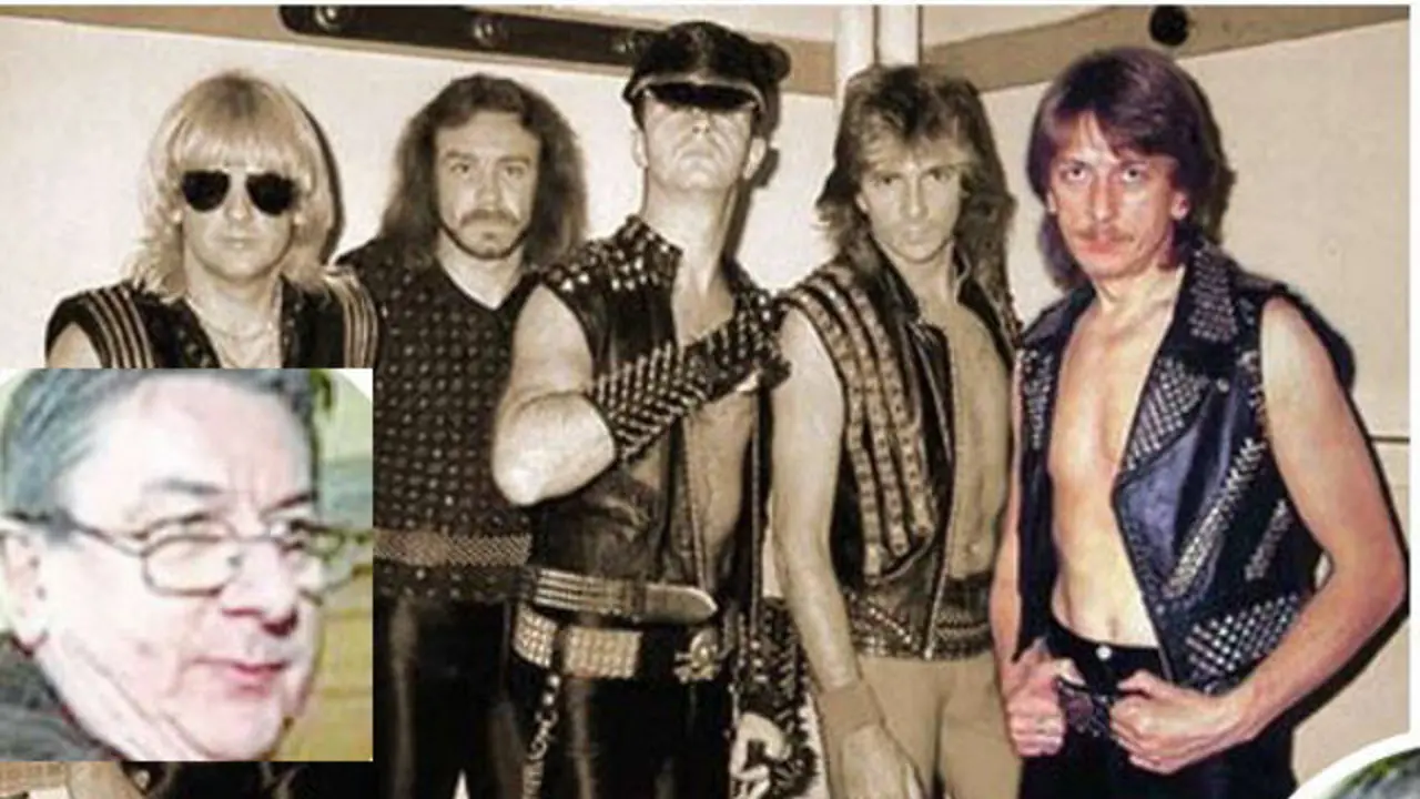 David Holland, a la derecha con la banda y sobreimpresionado. AEP