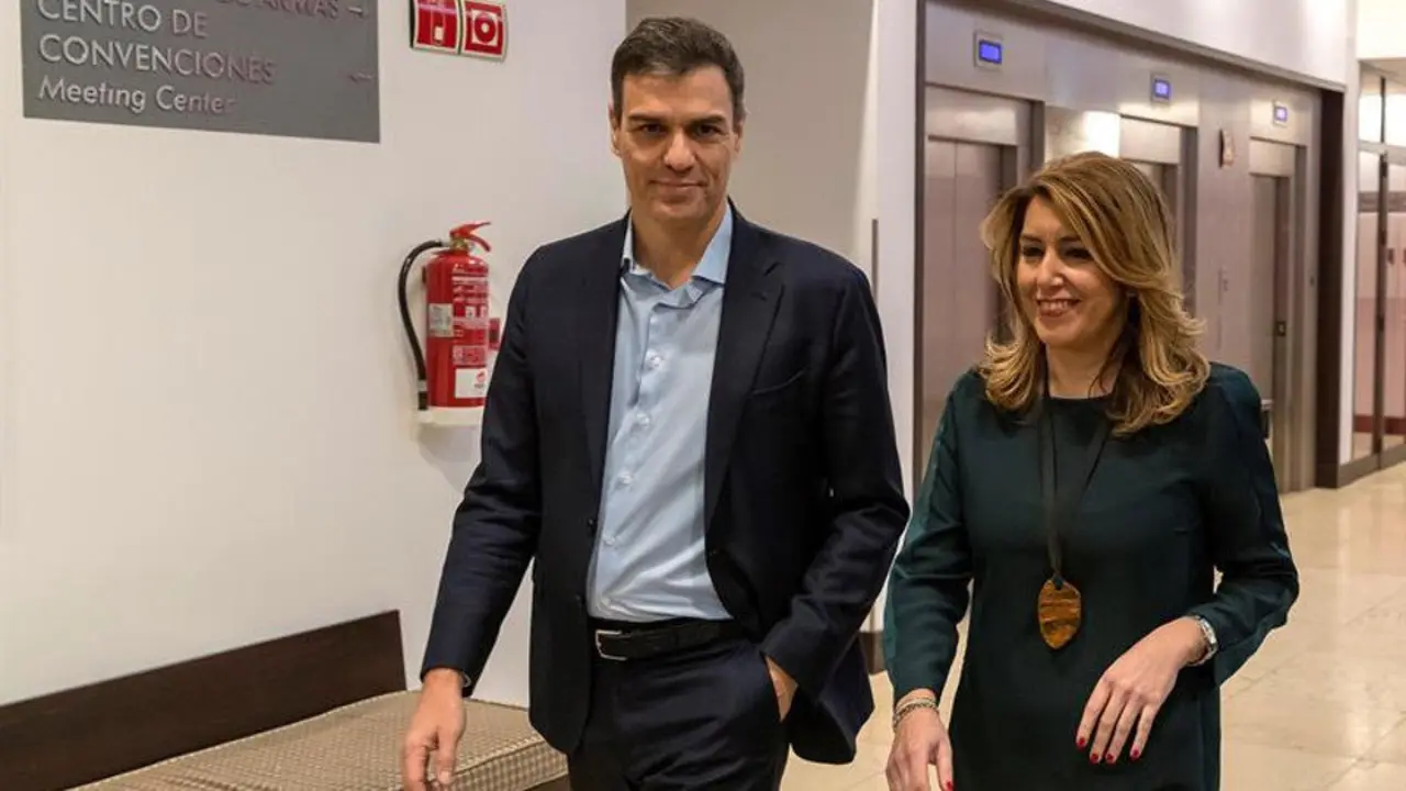 Pedro Sánchez y Susana Díaz. JULIO MUÑOZ (EFE)