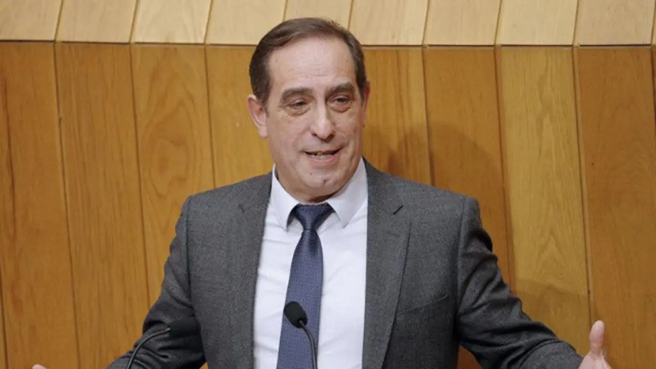 Valeriano Martínez, en el Parlamento. LAVANDEIRA JR