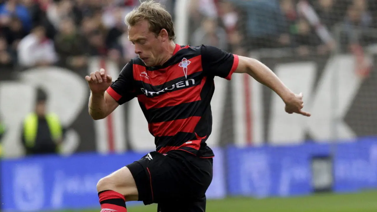 Krohn-Dehli, con el Celta. SERGIO BARRENECHEA