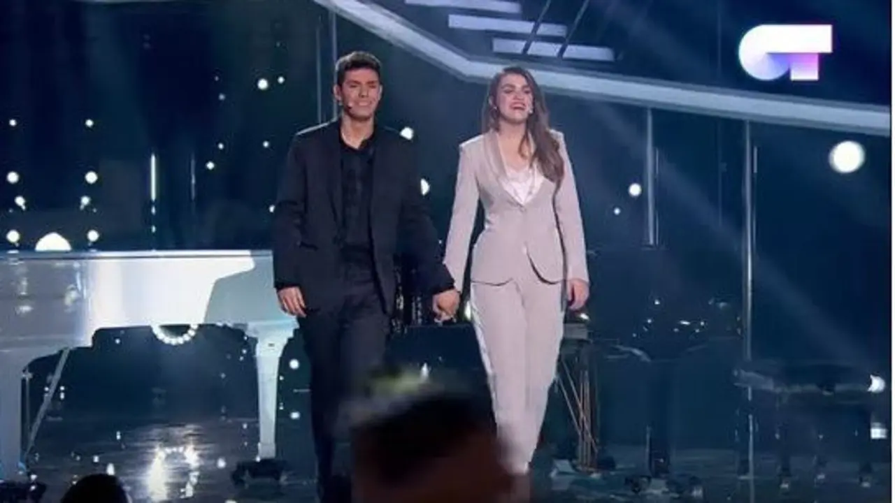 Alfred y Amaia, en la gala de este lunes. RTVE