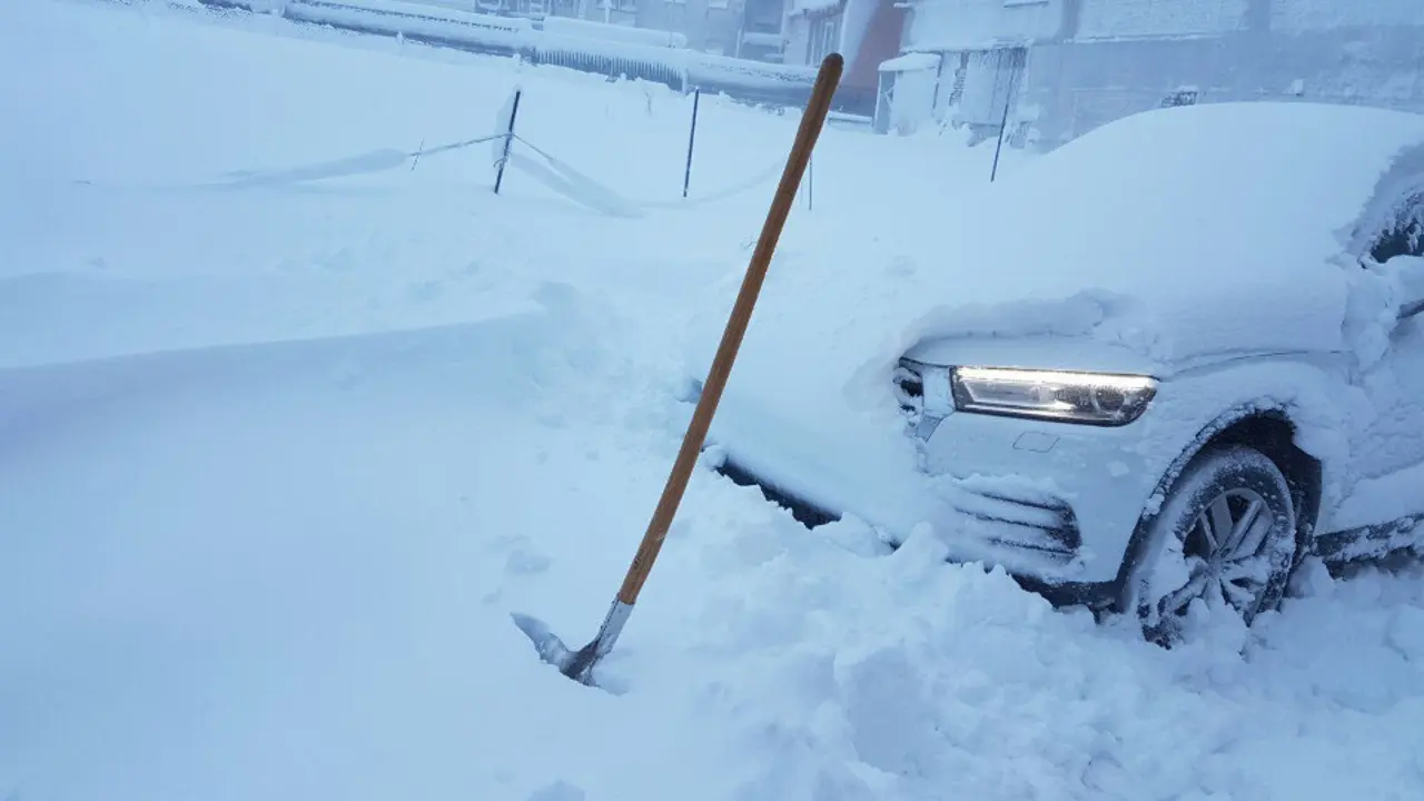 Así amaneció A Fonsagrada. EP