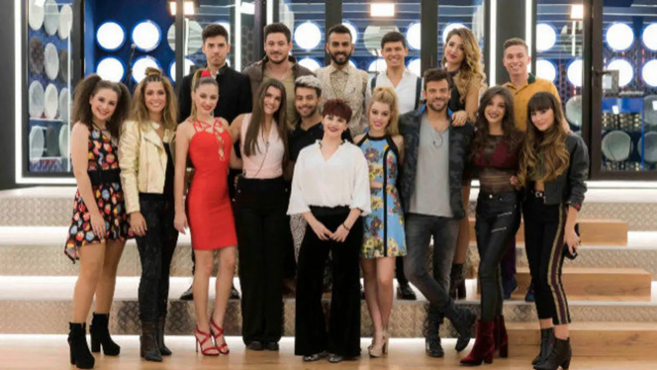 Los 16 concursantes de 'Operación Triunfo 2017'. RTVE