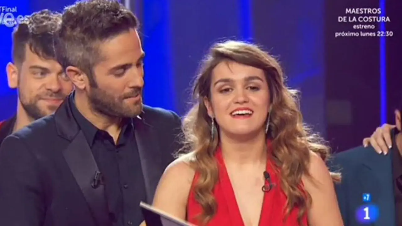Amaia, tras proclamarse ganadora de 'OT'. TVE
