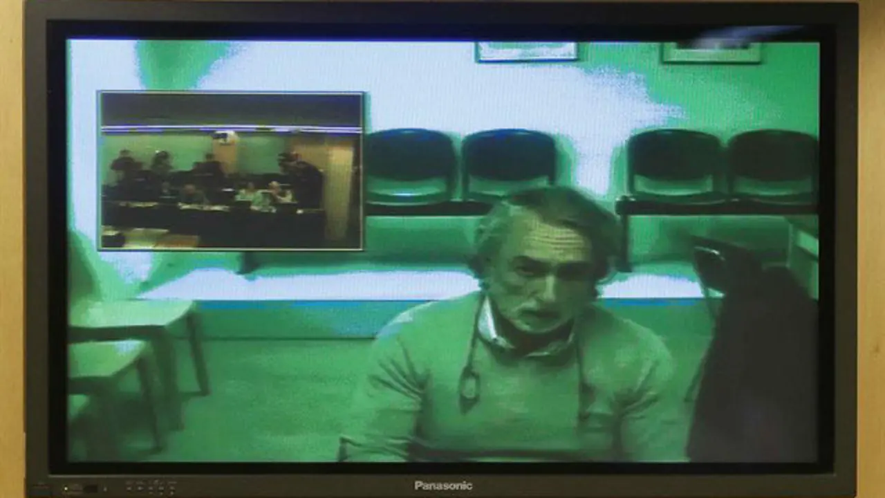 Correa compareció por videoconferencia en la comisión de investigación. JAVIER LIZÓN