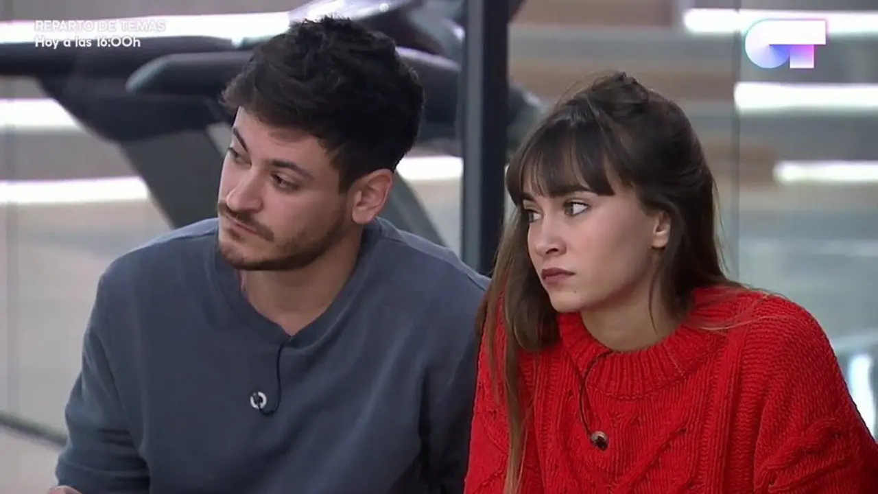 Cepeda y Aitana, durante el concurso. TVE