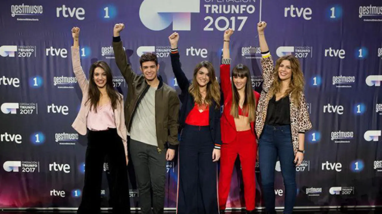 Los finalistas de 'OT'. ENRIC FONTCUBERTA