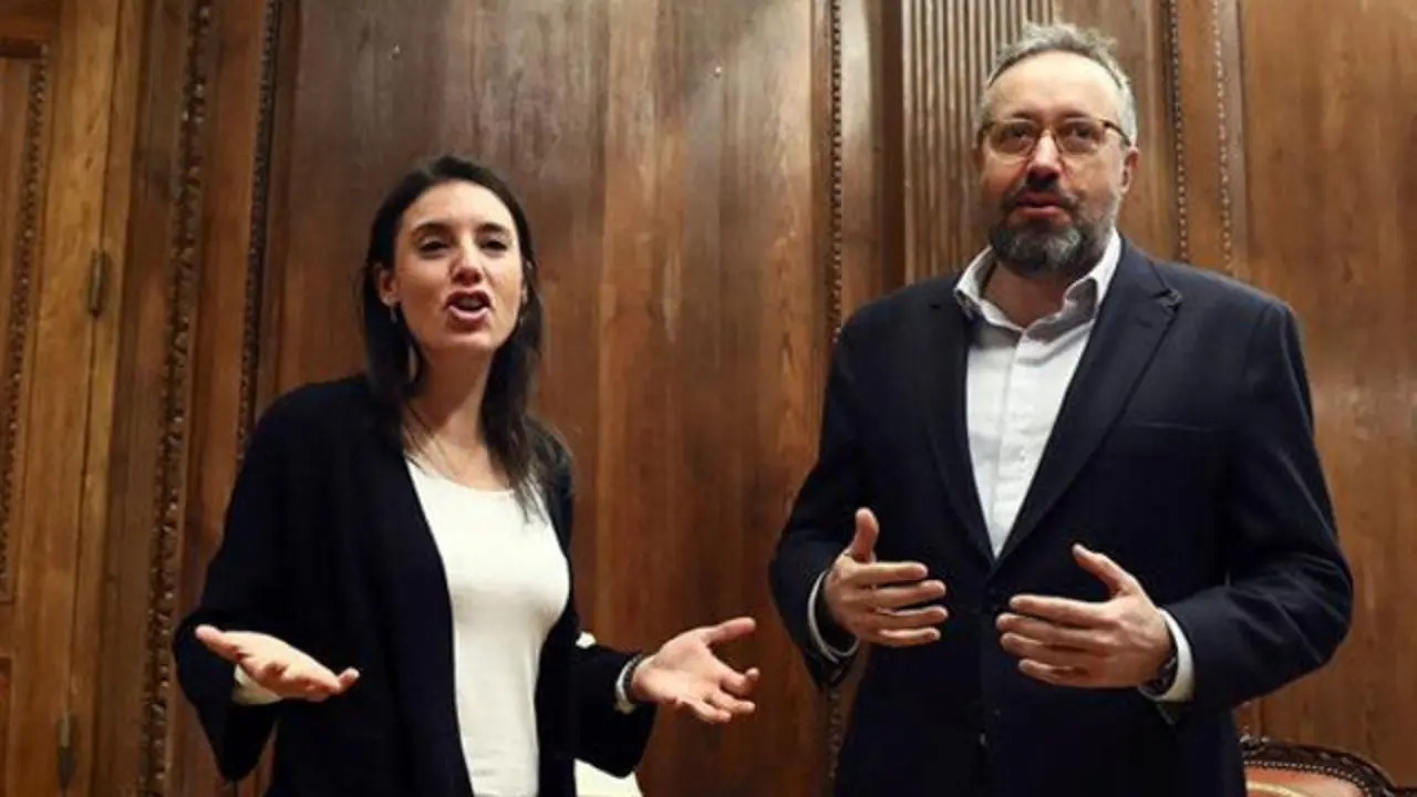 Irene Montero y Juan Carlos Girauta. MARISCAL (EFE)