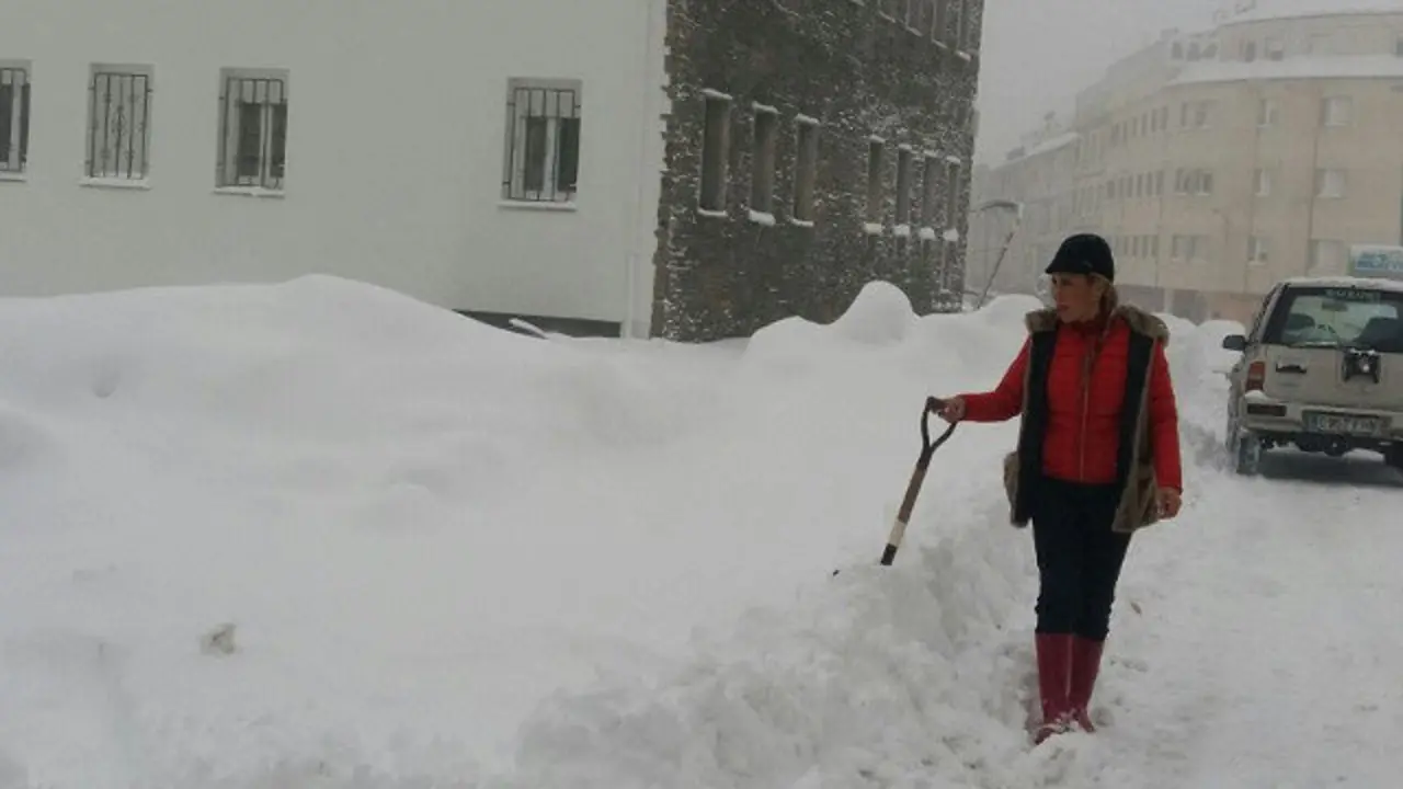 Nieve en A Fonsagrada. DP