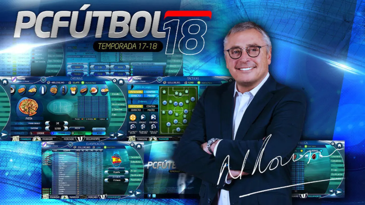 Portada de PC Fútbol 18. IDCGAMES