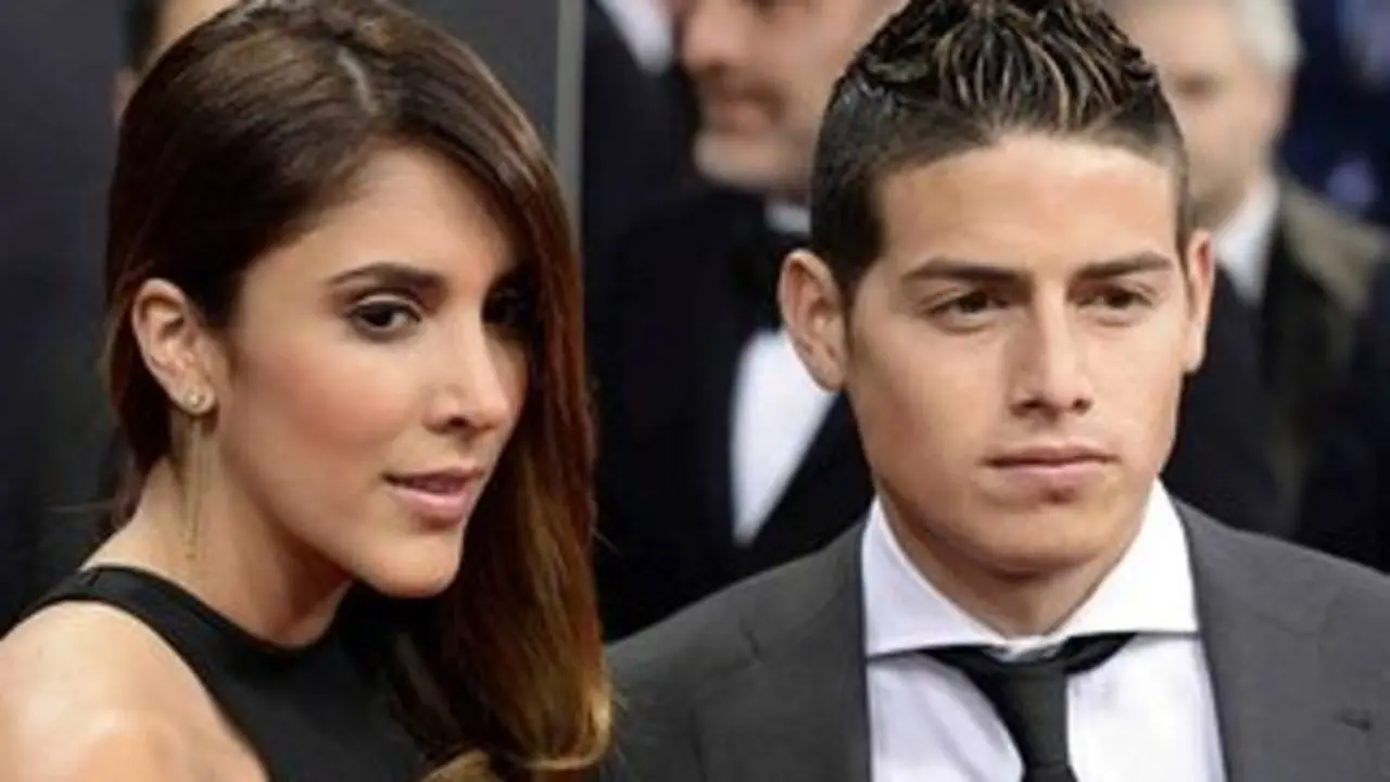 Daniela Ospina y James Rodríguez, en una imagen de archivo. AEP