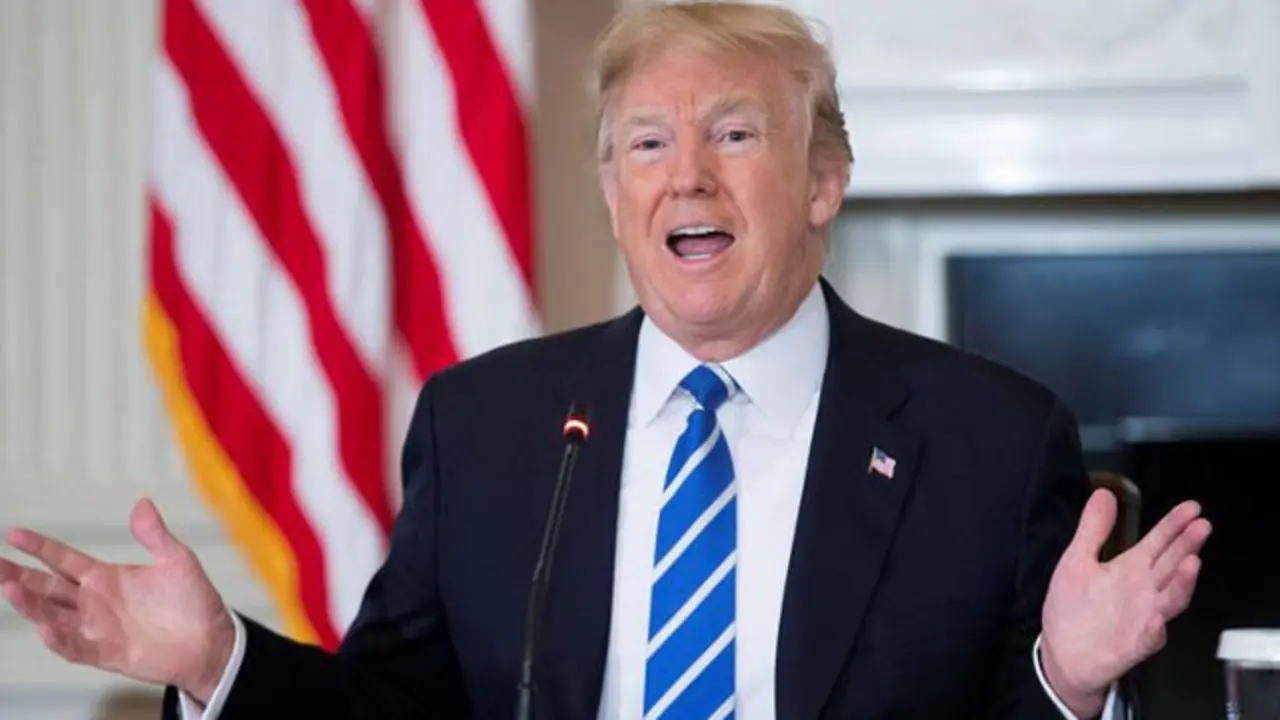 El presidente de los EE UU, Donald Trump. MICHAEL REYNOLDS (EFE)