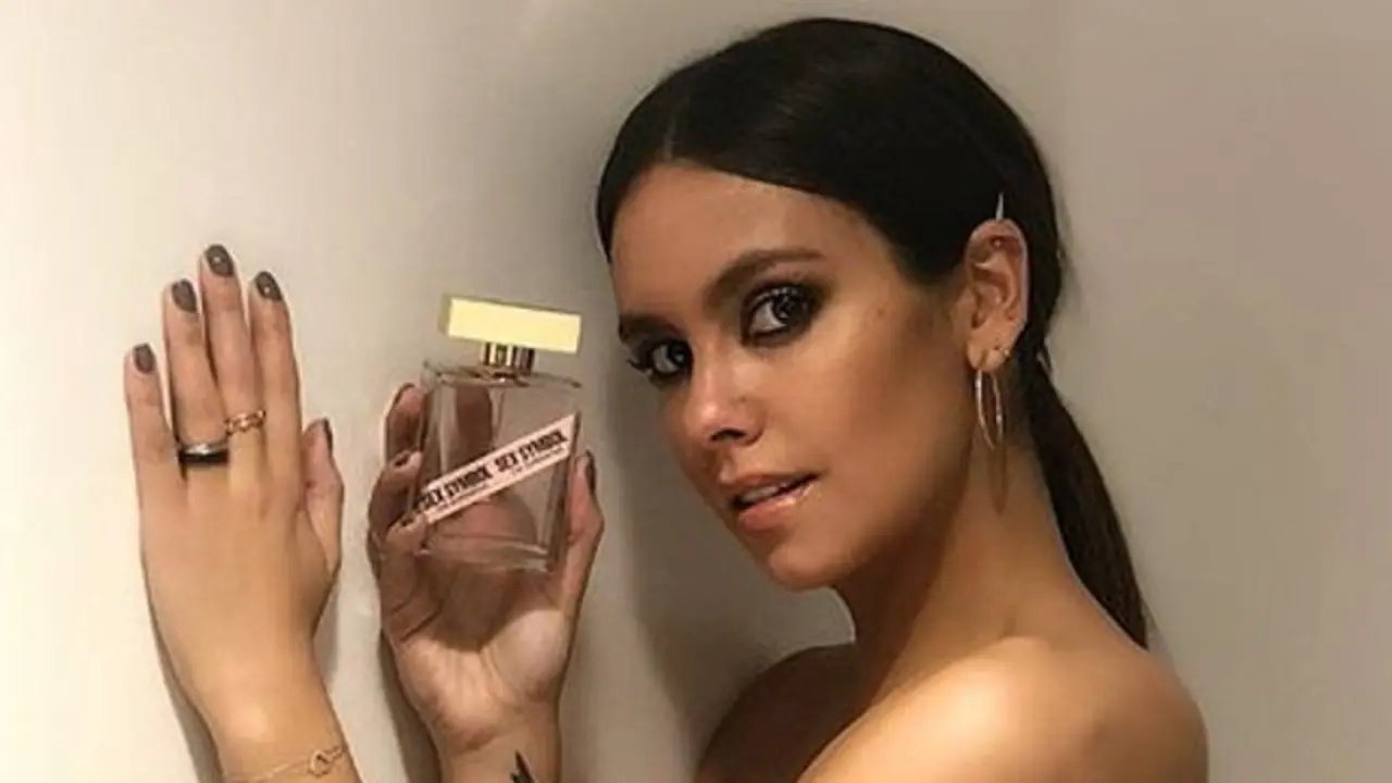 Pedroche, con su perfume. INSTAGRAM