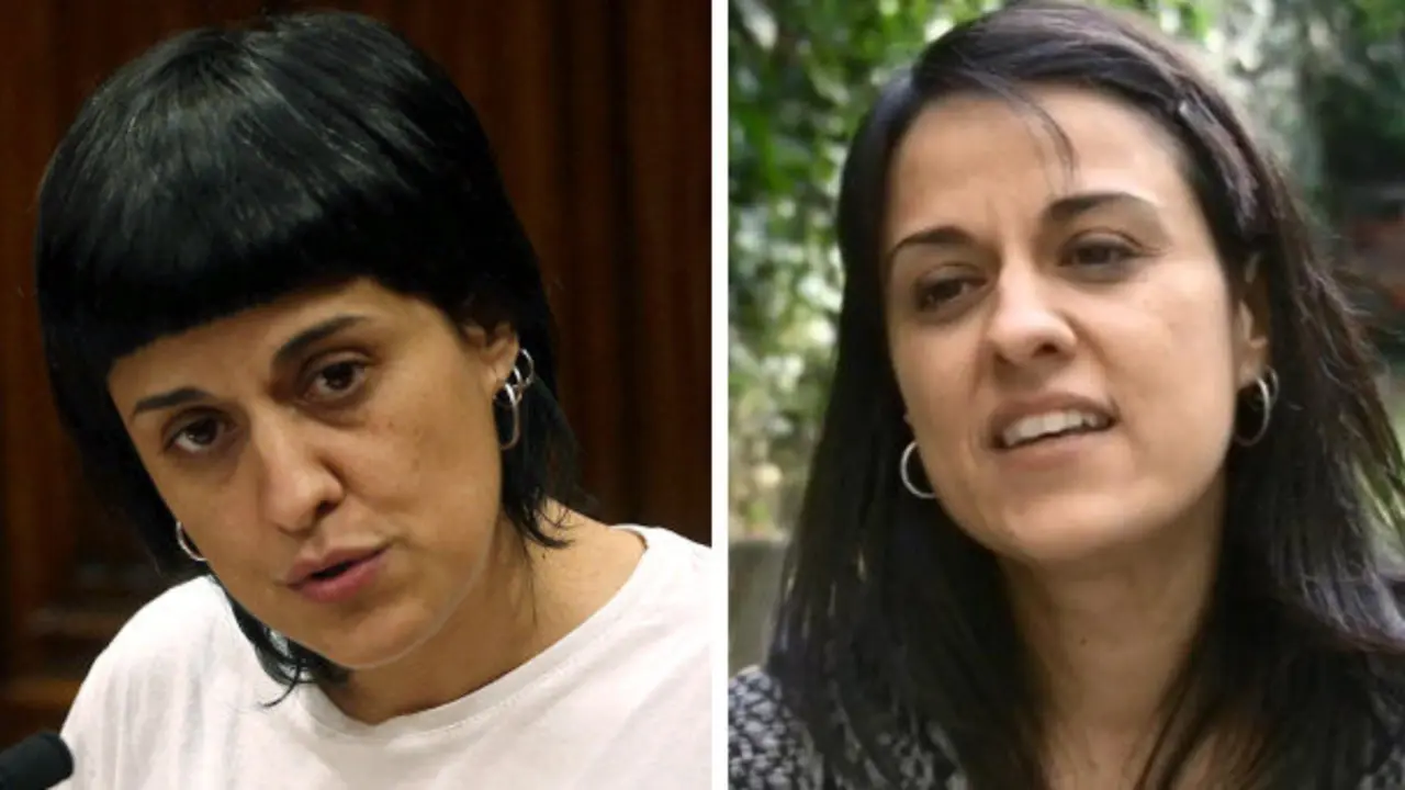 El antes y el ahora de Anna Gabriel. 