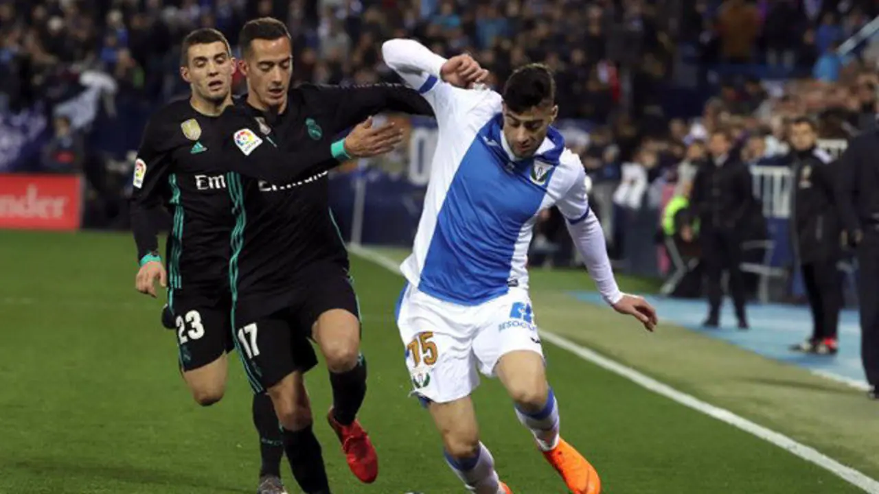 Lucas Vázquez marcó ante el Leganés. KIKO HUESCA