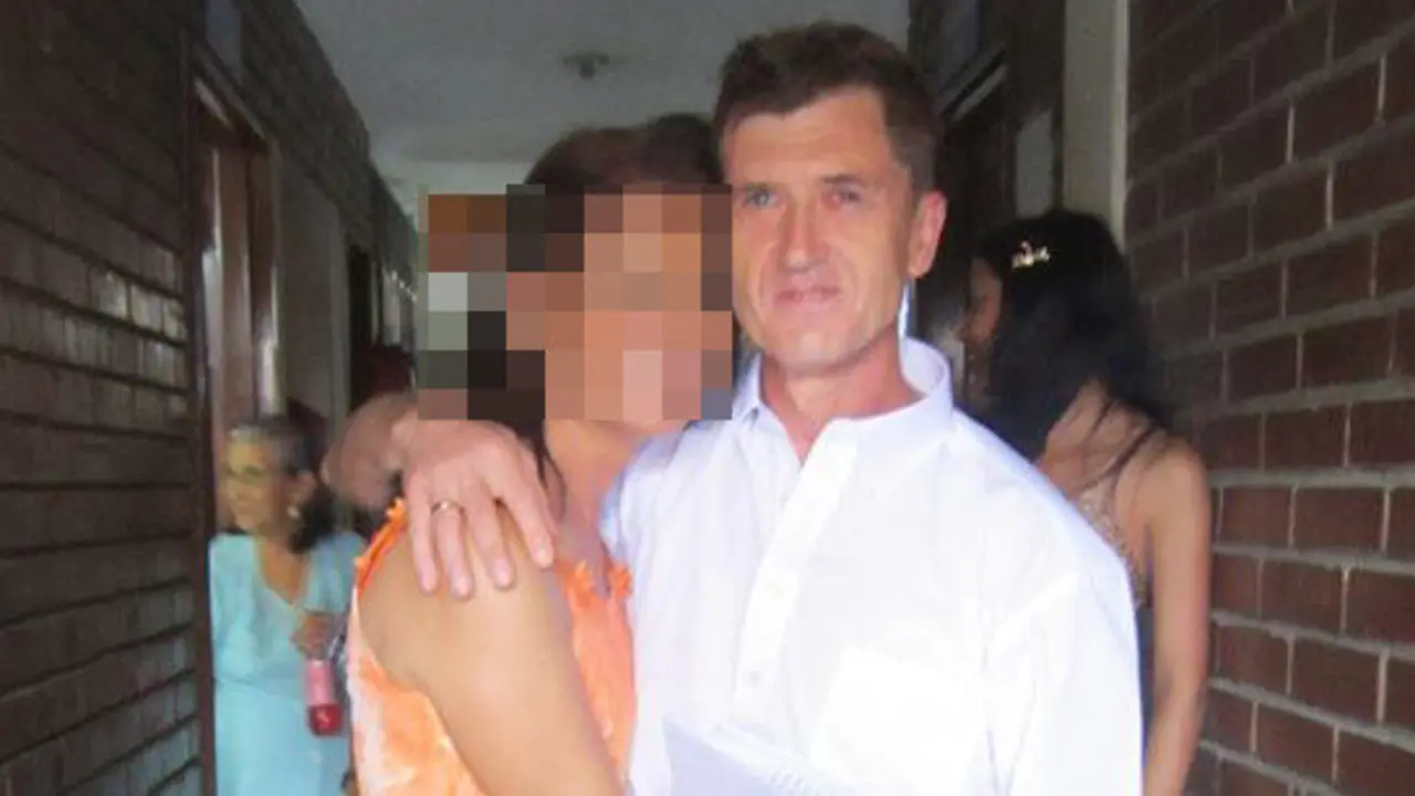 Jordi Magentí, junto a su segunda esposa. FACEBOOK