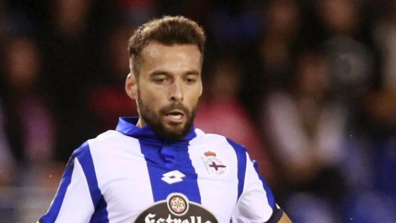 Bruno Gama, con la camiseta del Deportivo. AEP