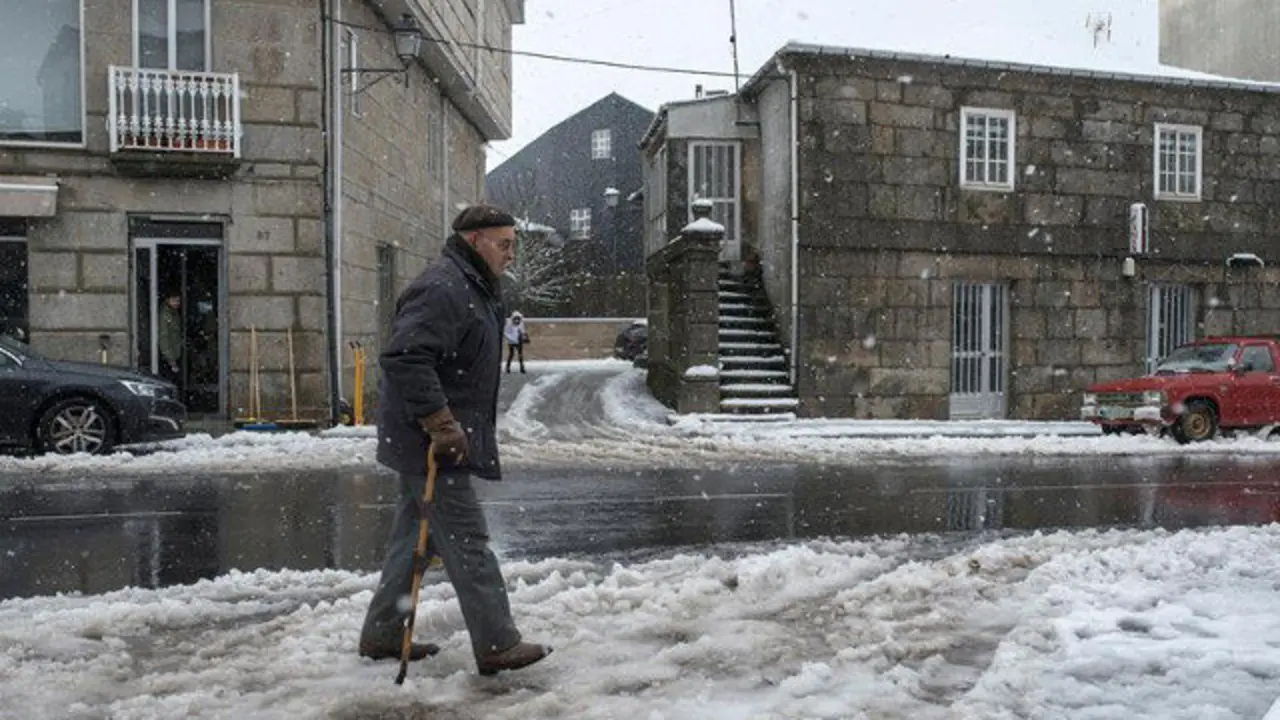 Nieve en A Gudiña. BRAIS LORENZO