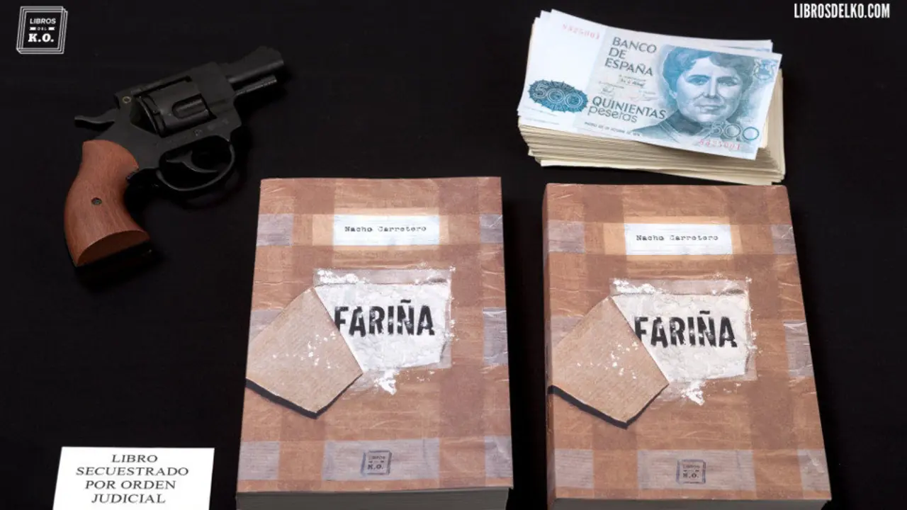 La editorial colocó en su web una imagen con un texto alusivo al secuestro