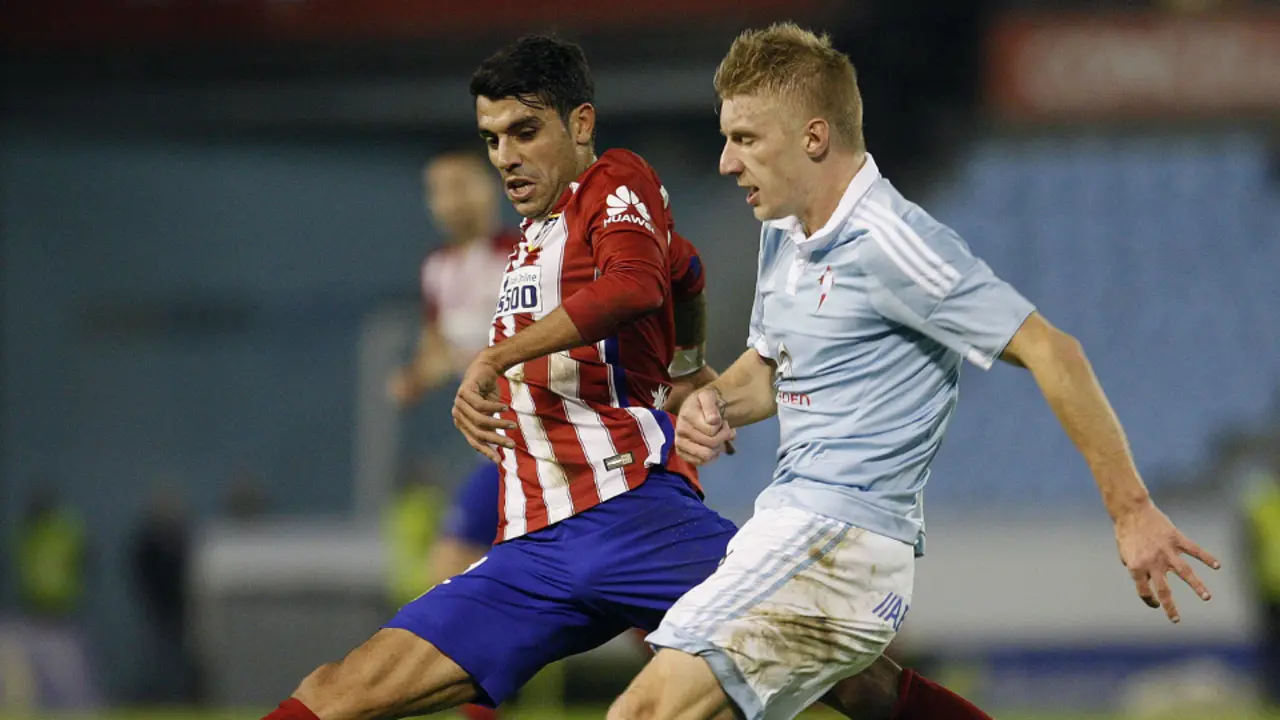 Wass jugando un partido con el Celta de Vigo. EFE