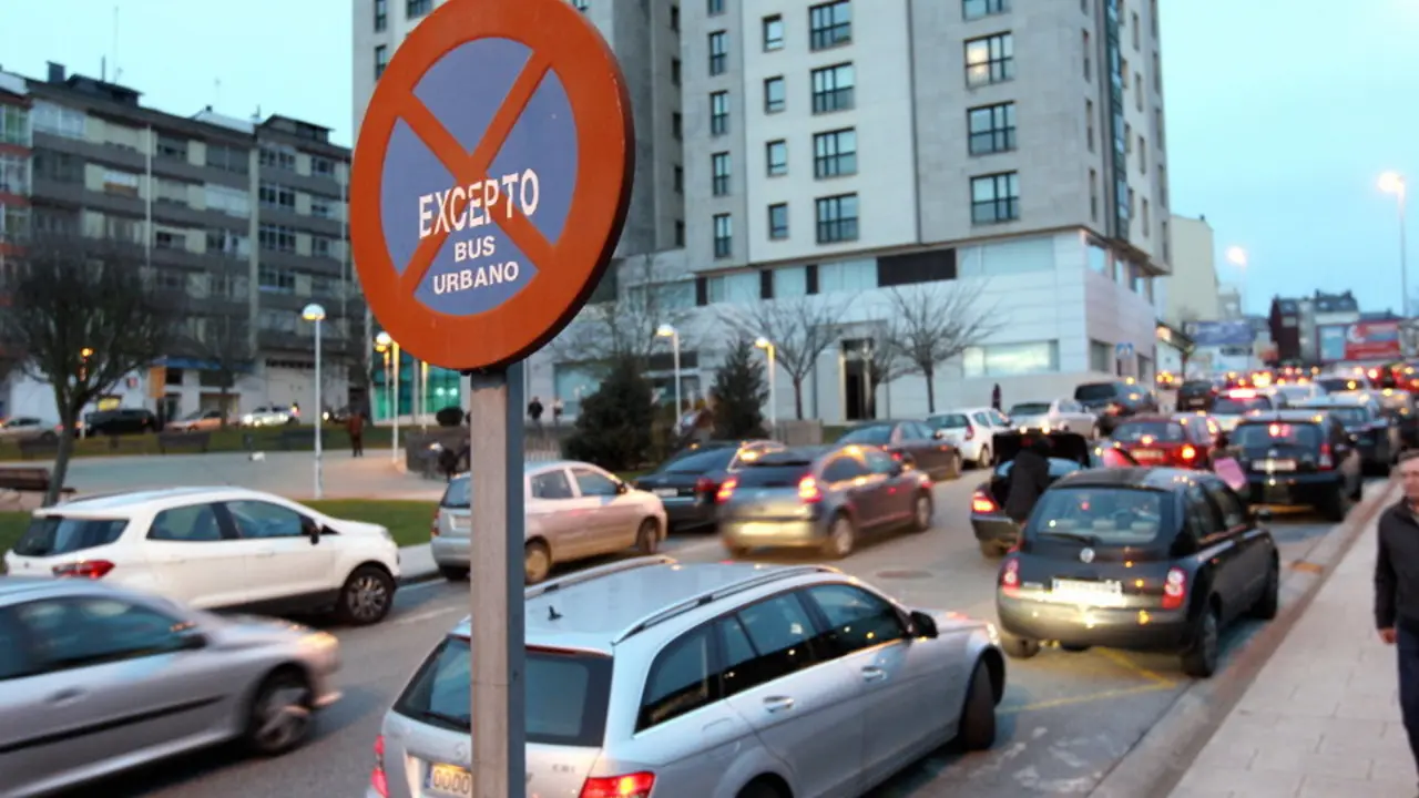 Coches mal aparcados. SEBAS SENANDE