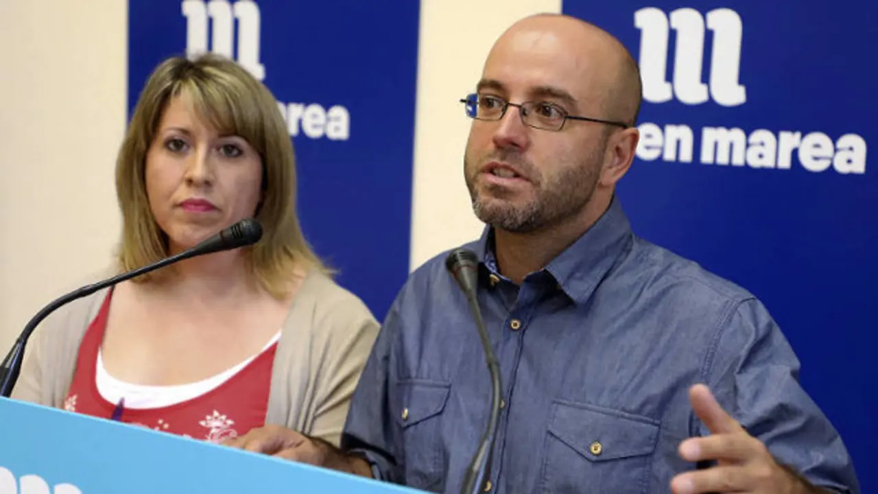 Carmen Santos y Luís Villares. PEPE FERRÍN (AGN)