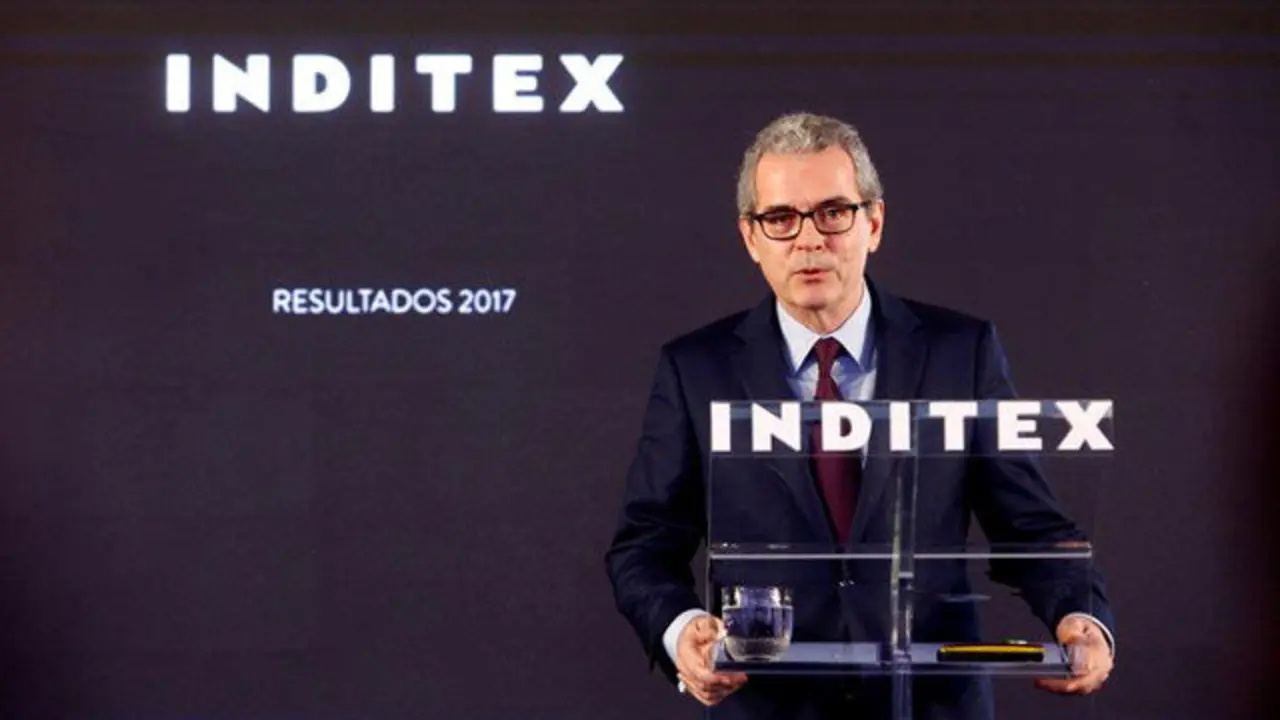 Pablo Isla, en Arteixo. CABALAR