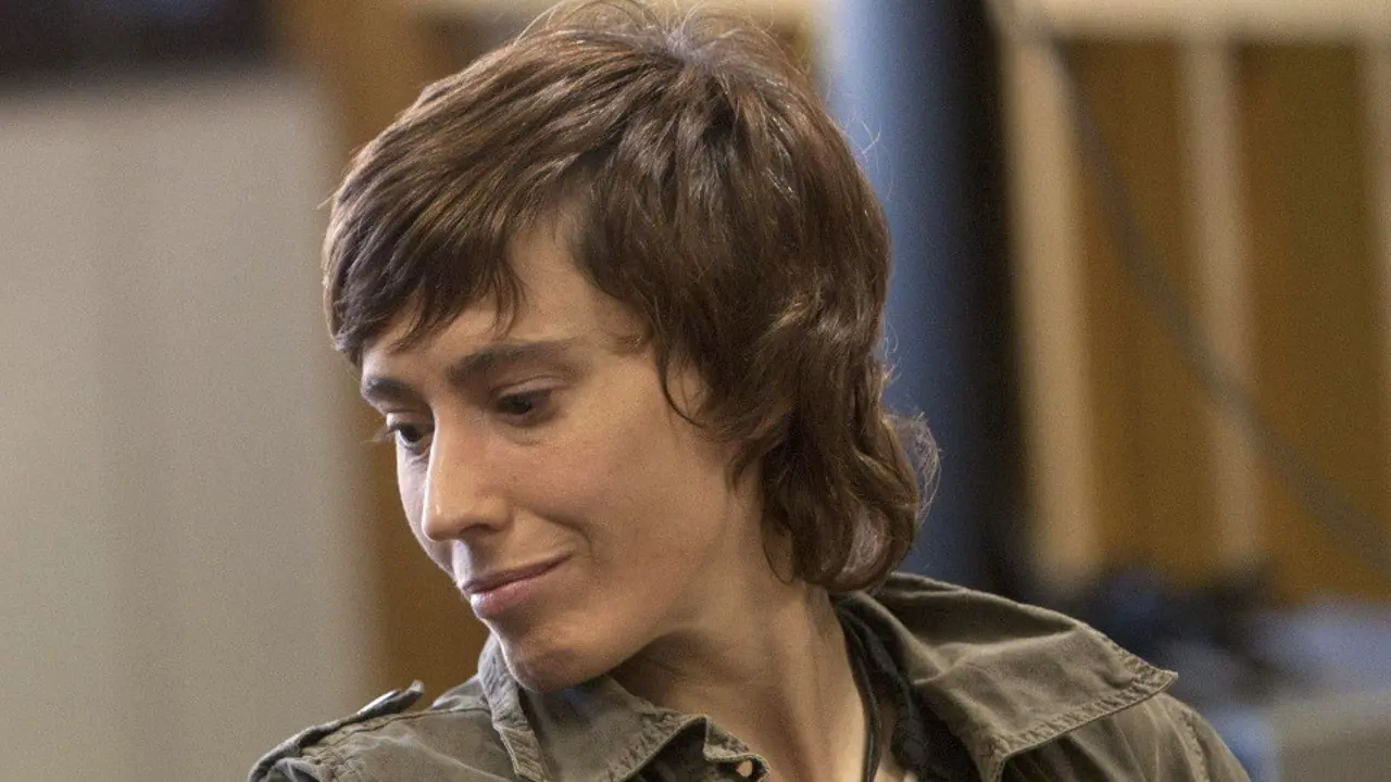 Carmen Otero, durante el juicio por el lanzamiento de cócteles molotov al Club Financiero de Vigo. AEP