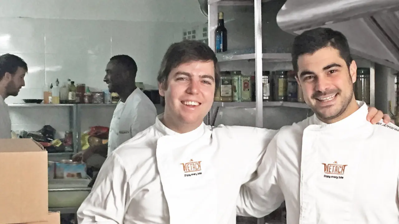 El vigués Andrés Casal y el lucense Efrén Vázquez. Portada