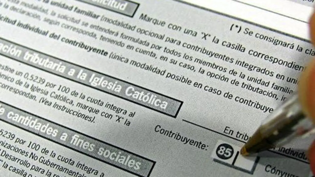 Formulario de la declaración de la renta