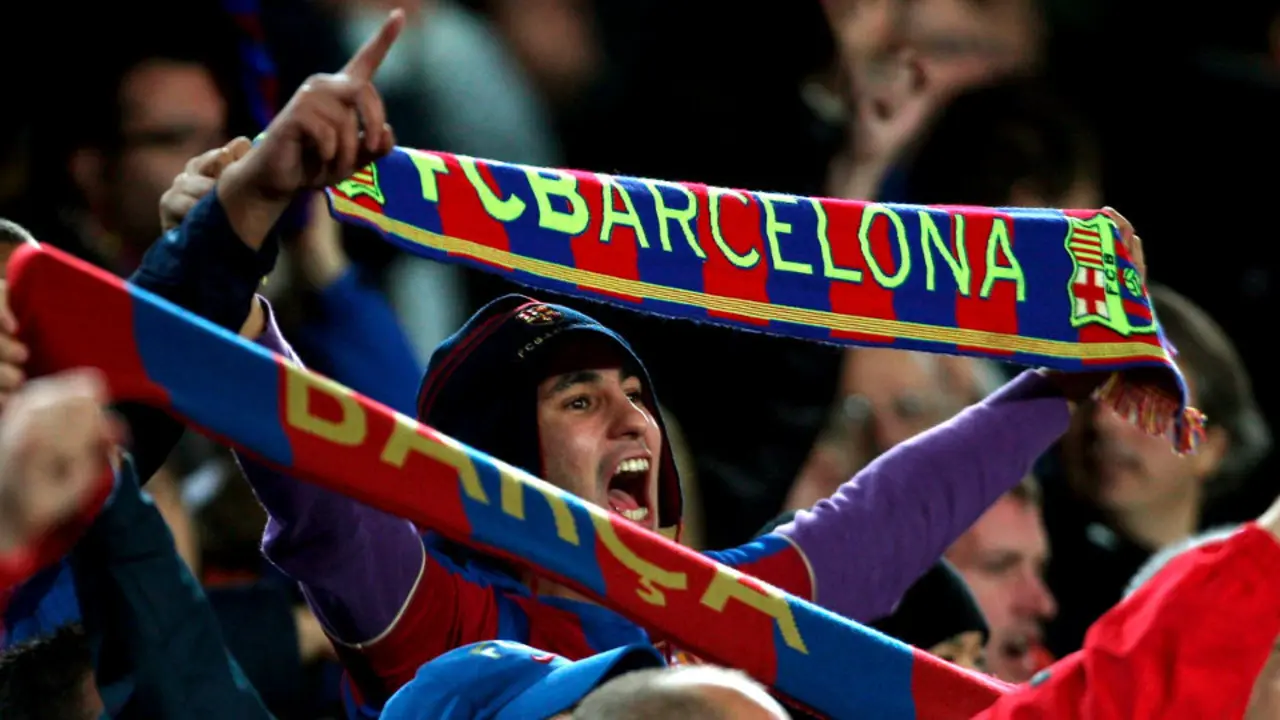 Aficionados del FC Barcelona. AEP