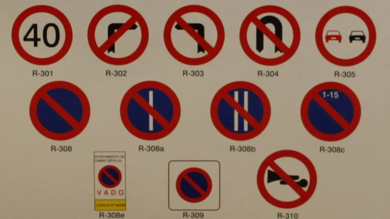 Se&ntilde;ales de tr&aacute;fico.AEP