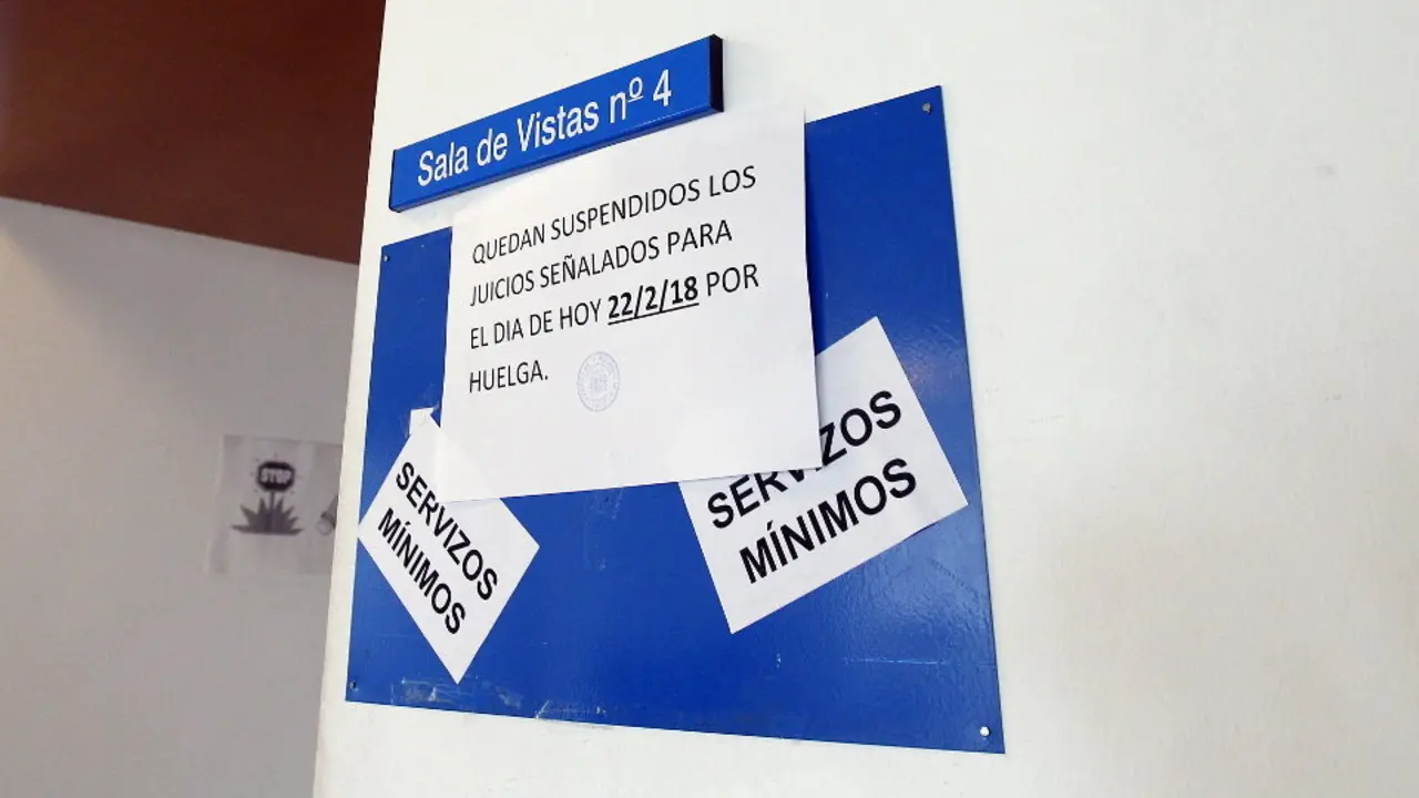 Xuzgados en folga. XESÚS PONTE