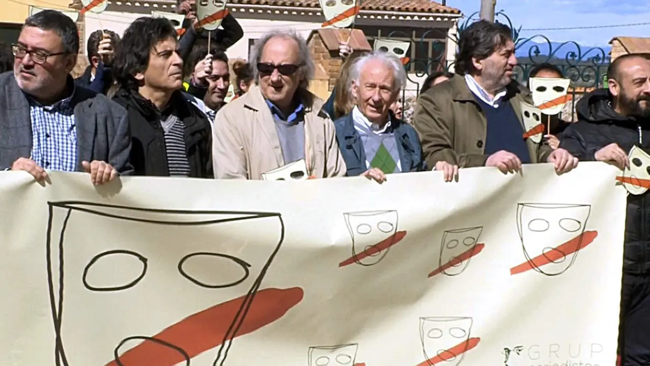 Manifestación de Tabarnia en el municipio gerundense de Jafre. EFE