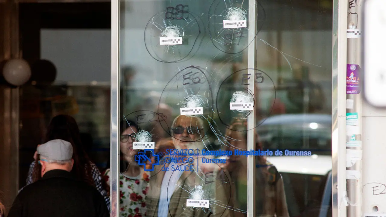 Imagen del tiroteo en el Chuo. AEP