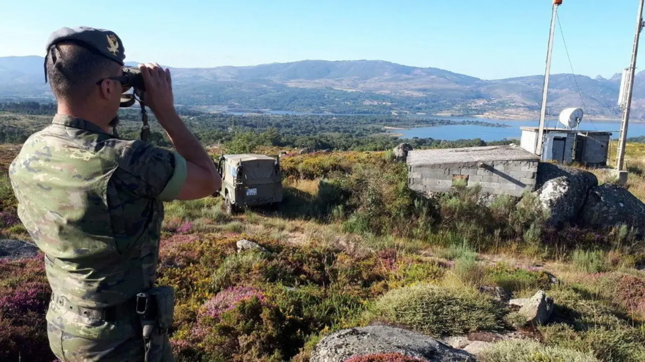 Un dos efectivos despregados na operación Centinela. ADP