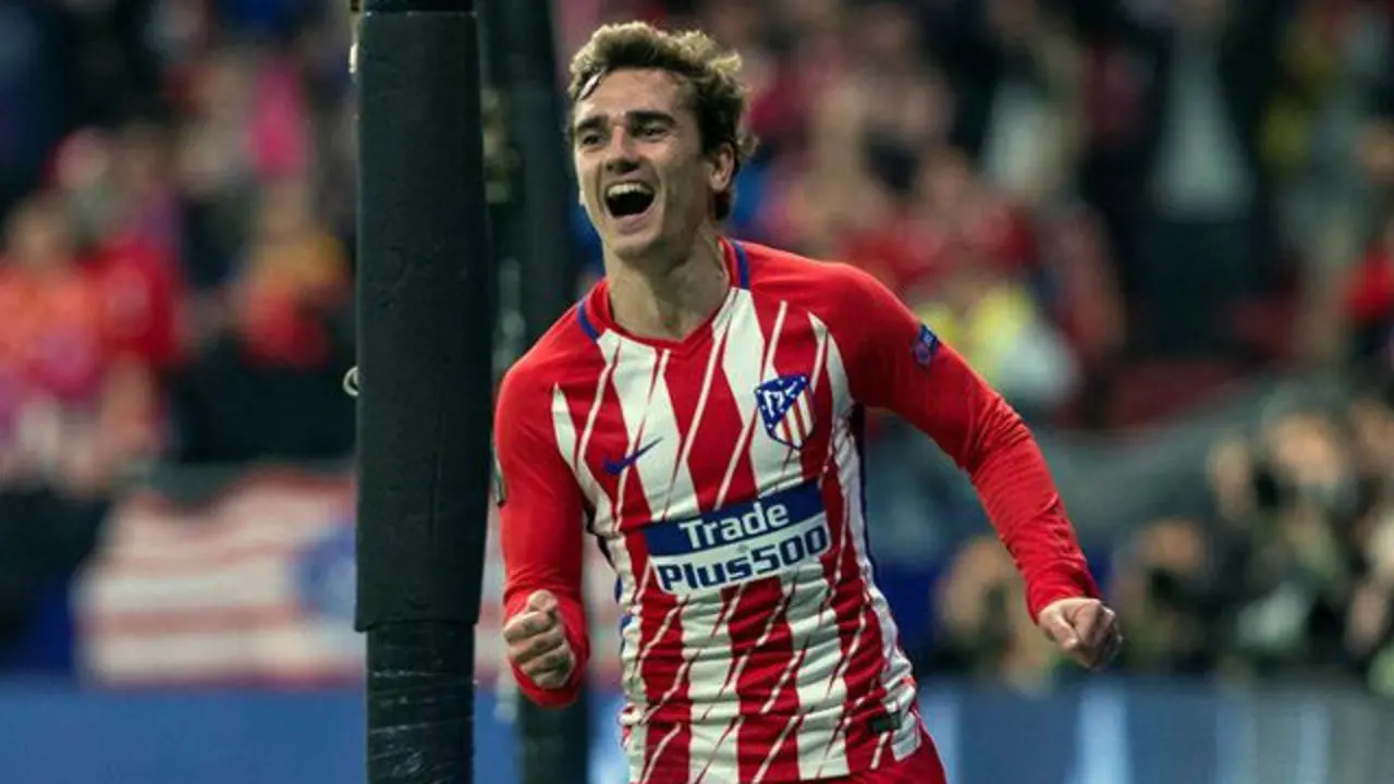 Griezmann celebra un gol. RODRIGO JIMÉNEZ (EFE)