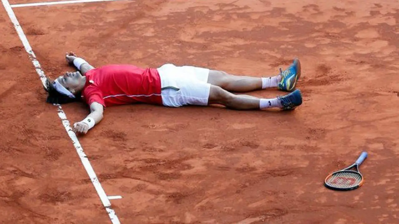 Ferrer celebra su victoria. KAI FÖRSTERLING (EFE)