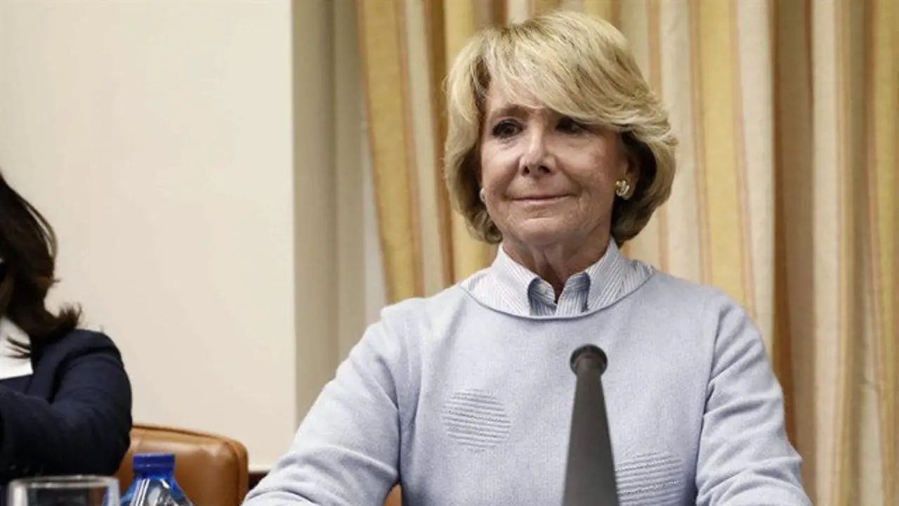 Esperanza Aguirre, en el Congreso. MARISCAL (EFE)