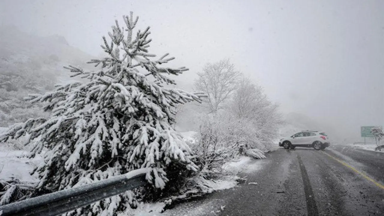 Nevada en A Canda. BRAIS LORENZO (EFE)