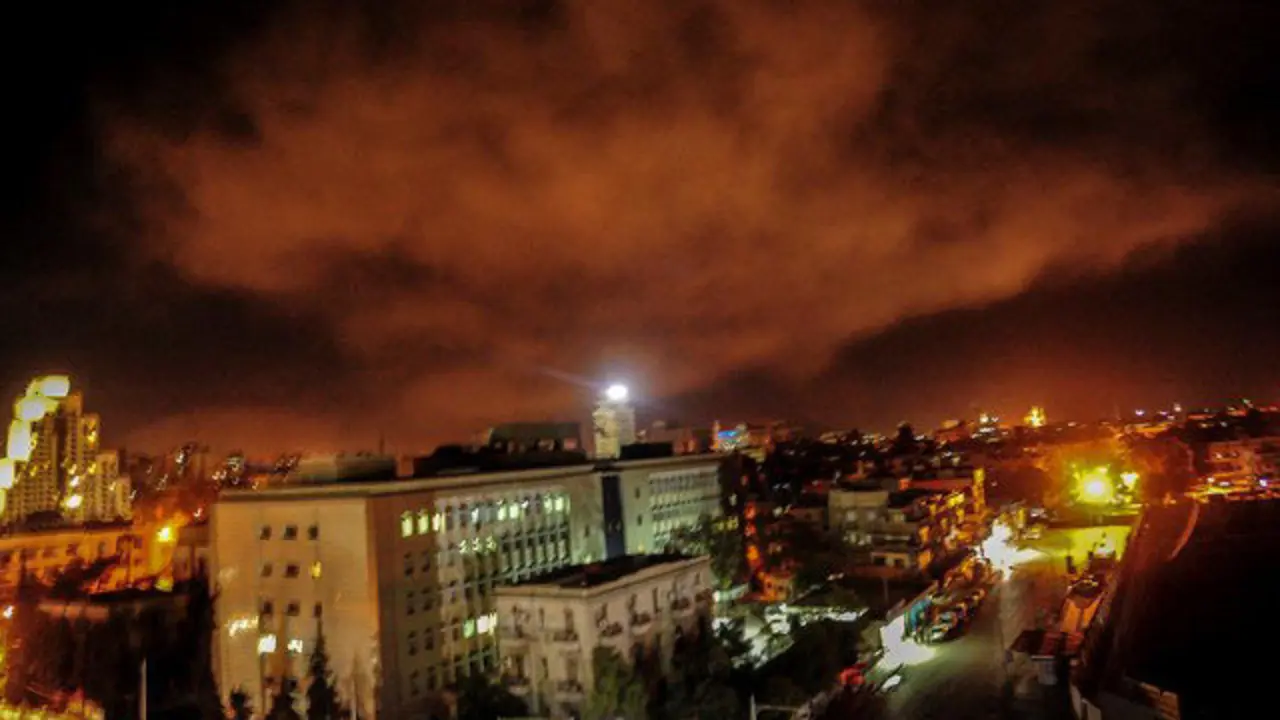 El bombardeo en Damasco. EFE