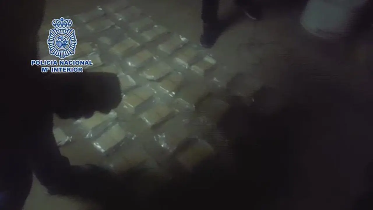 Imagen de una reciente operación contra el tráfico de heroína en Galicia, que se cerró en marzo. DP