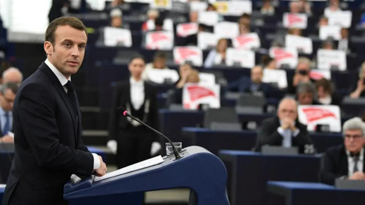 El presidente de Francia, Emmanuel Macron. PATRICK SEEGER (EFE)