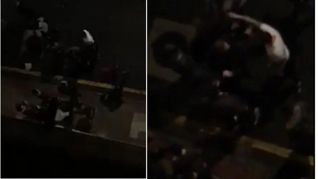 Pelea en José Casal, Pontevedra