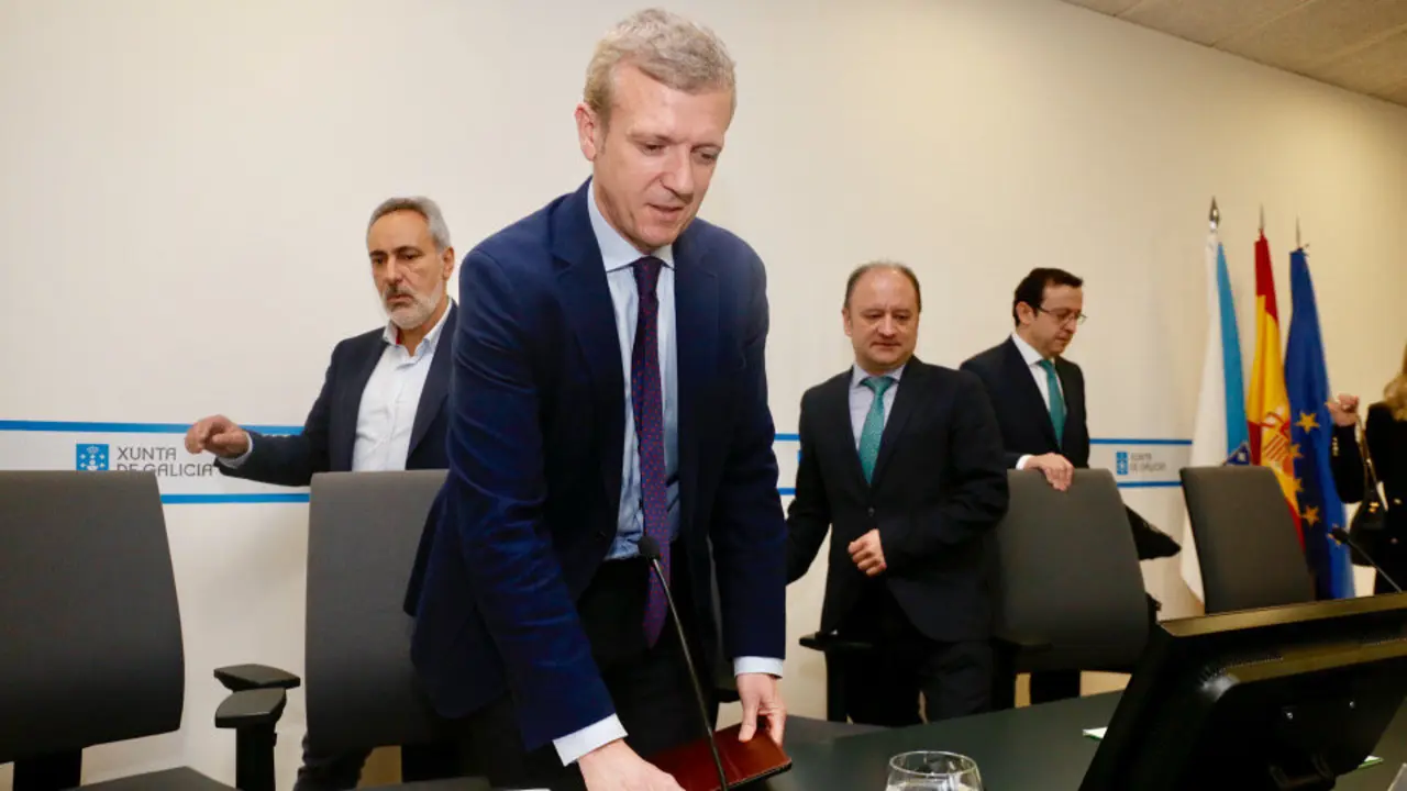 El vicepresidente de la Xunta, Alfonso Rueda. GONZALO GARCÍA