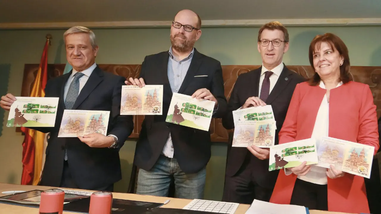 Cuesta, Noriega, Feijóo y Platero.XOÁN REY (Efe)